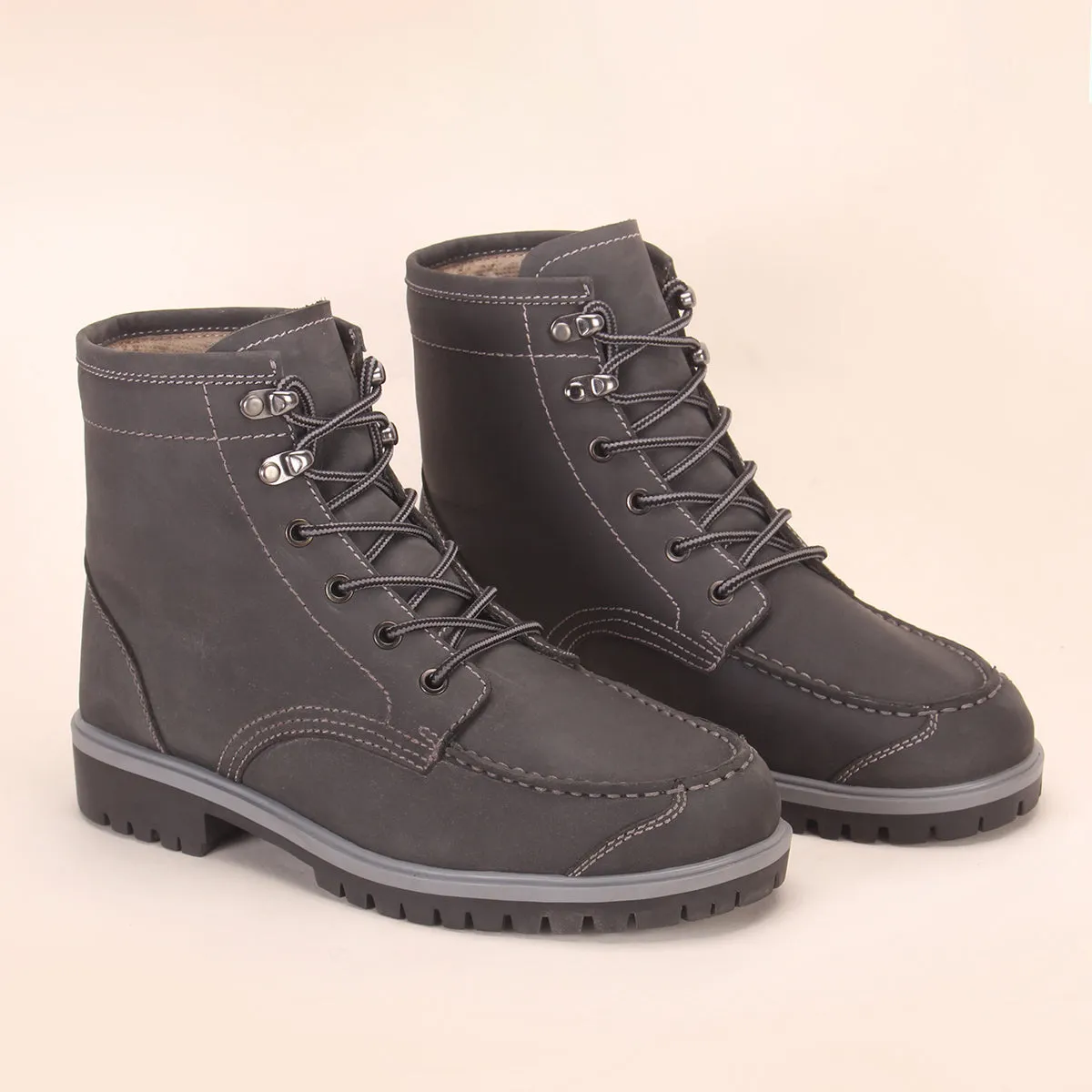 Mens "ZOROIAN" Lace Up Leather Nubuck Ankle Boots