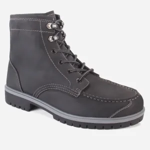 Mens "ZOROIAN" Lace Up Leather Nubuck Ankle Boots