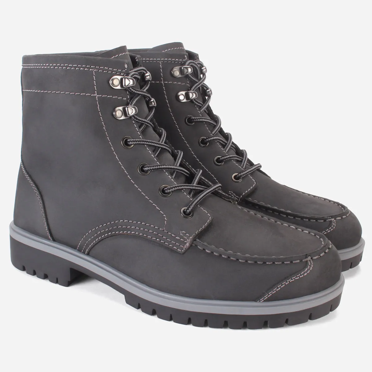 Mens "ZOROIAN" Lace Up Leather Nubuck Ankle Boots