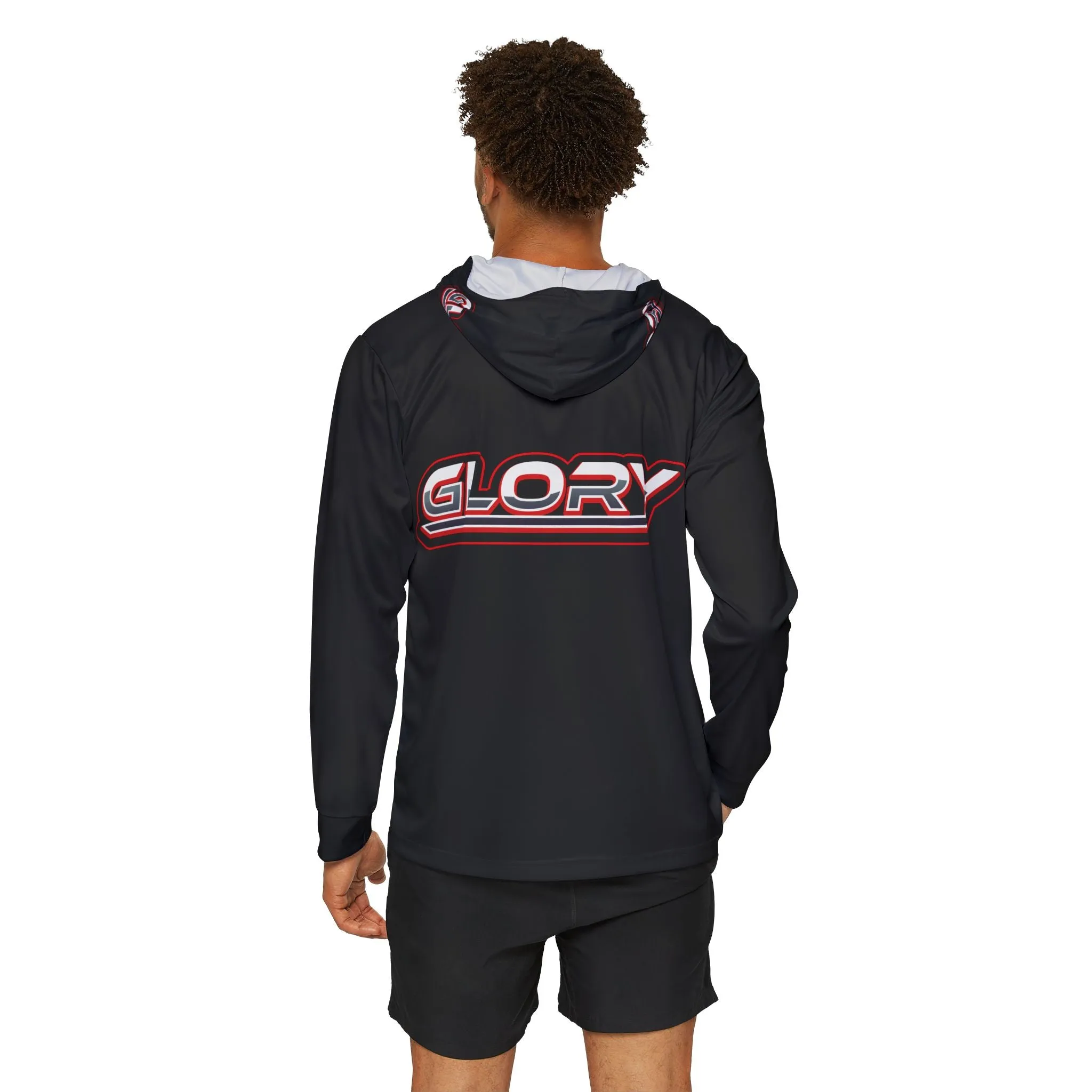 Men's Sports Warmup Hoodie for Athletes - 'GLORY' Design | Performance Activewear