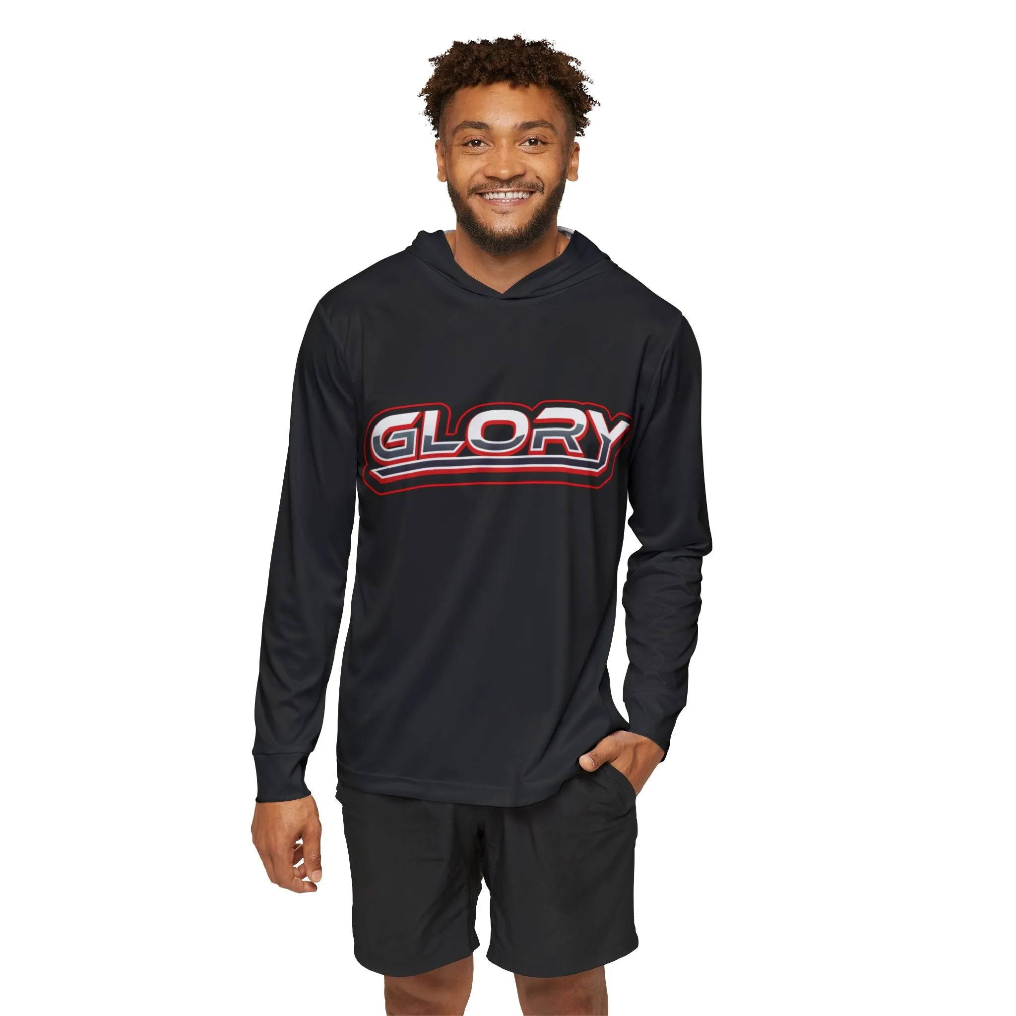 Men's Sports Warmup Hoodie for Athletes - 'GLORY' Design | Performance Activewear