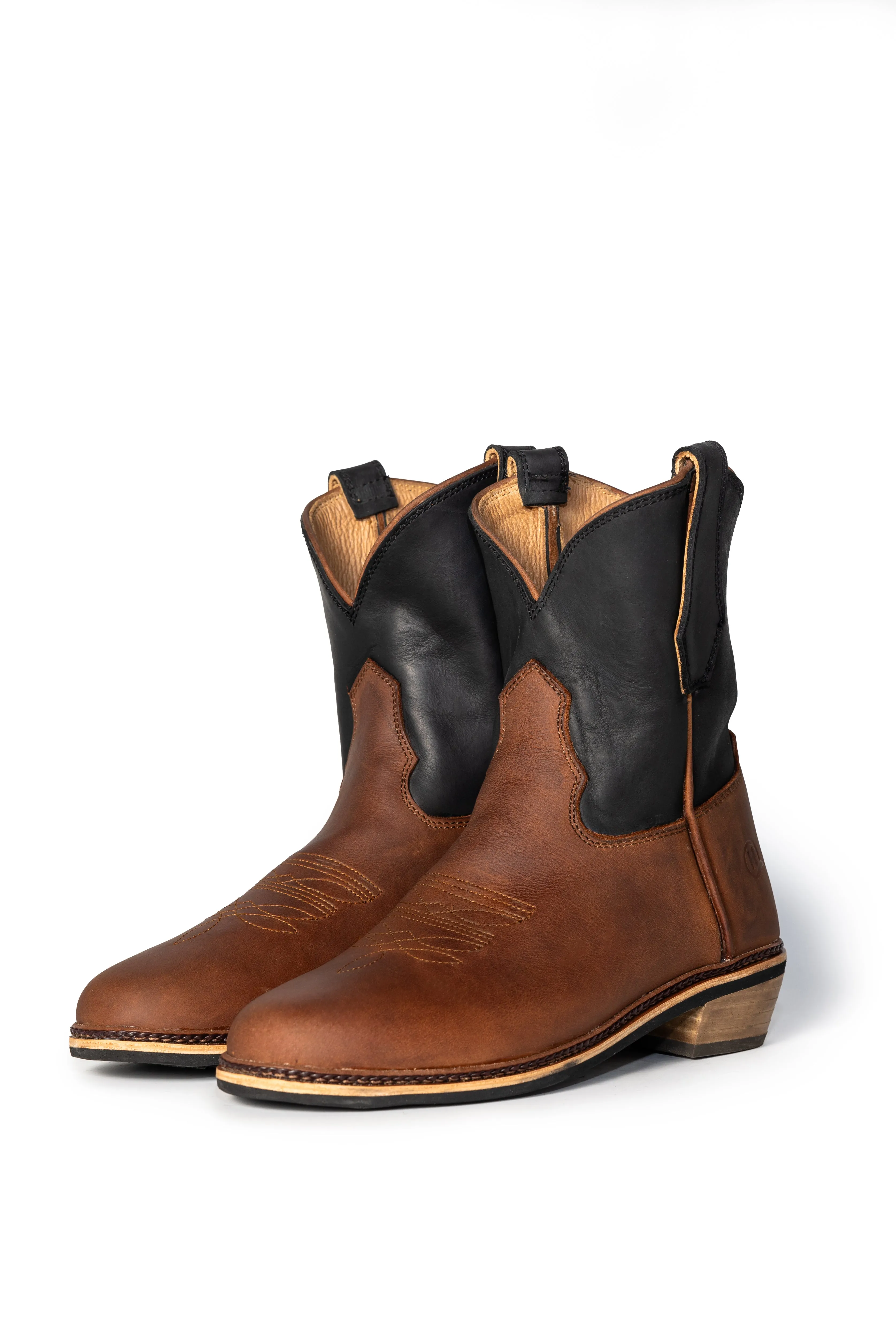 Mera Cowboy Leather Boots