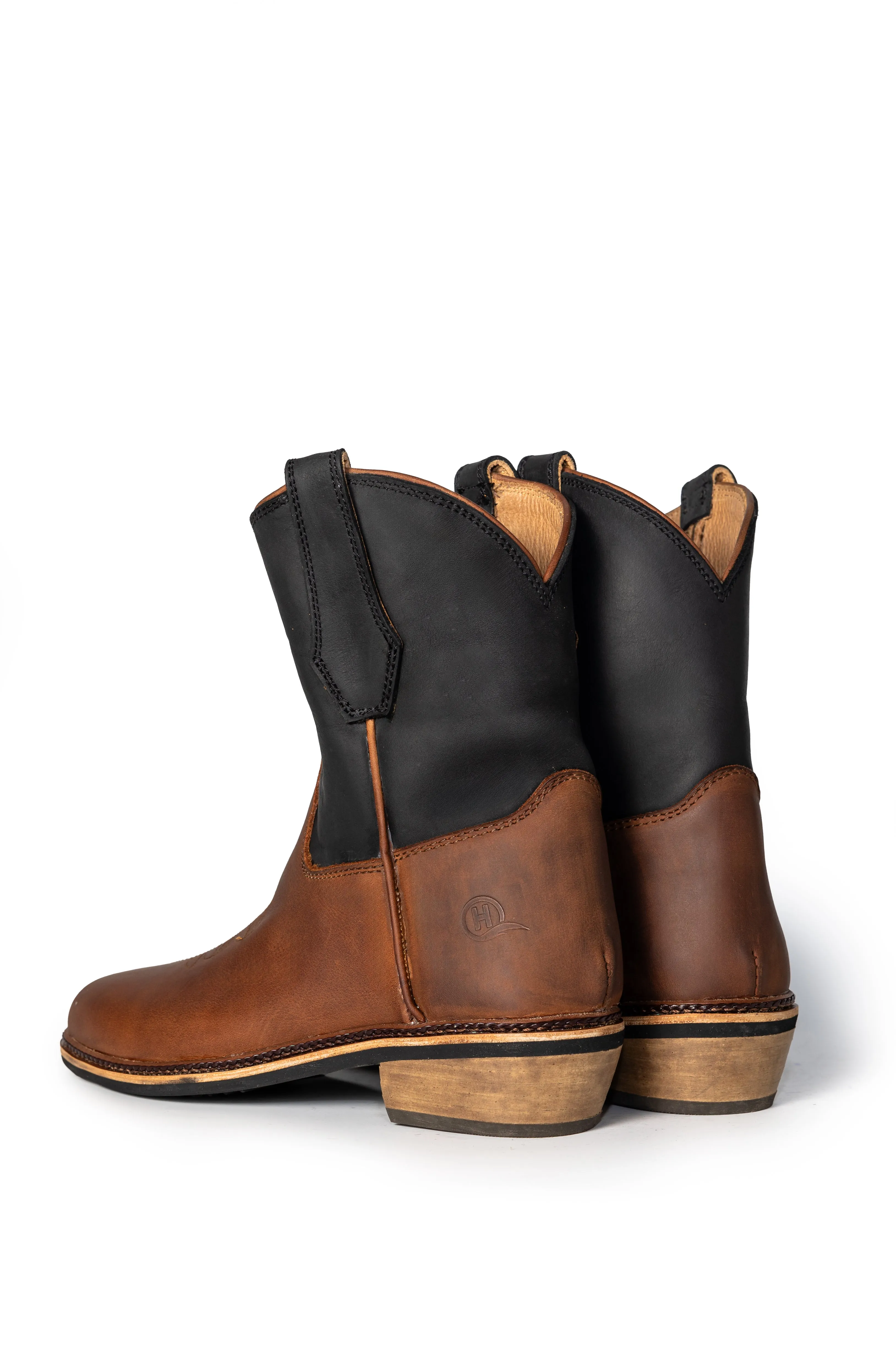 Mera Cowboy Leather Boots