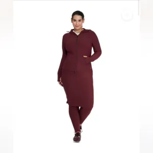 Merlot Lightweight Hooded Active Jacket | WUKOgals