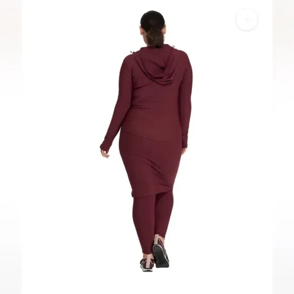 Merlot Lightweight Hooded Active Jacket | WUKOgals