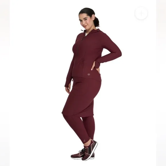 Merlot Lightweight Hooded Active Jacket | WUKOgals