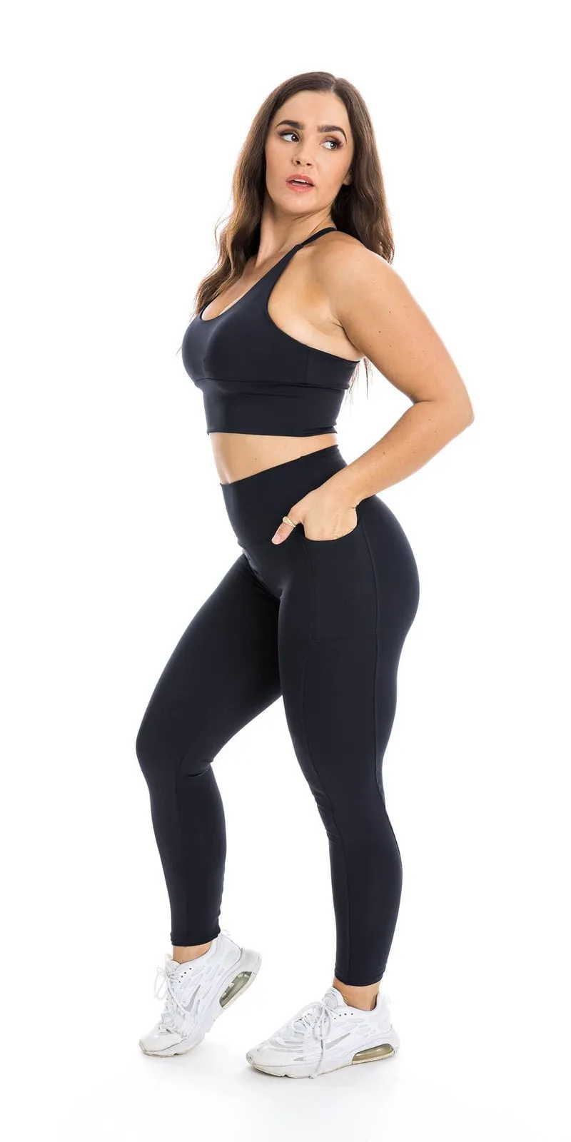 Midnight Body Luxe Motion Racer Back Bra