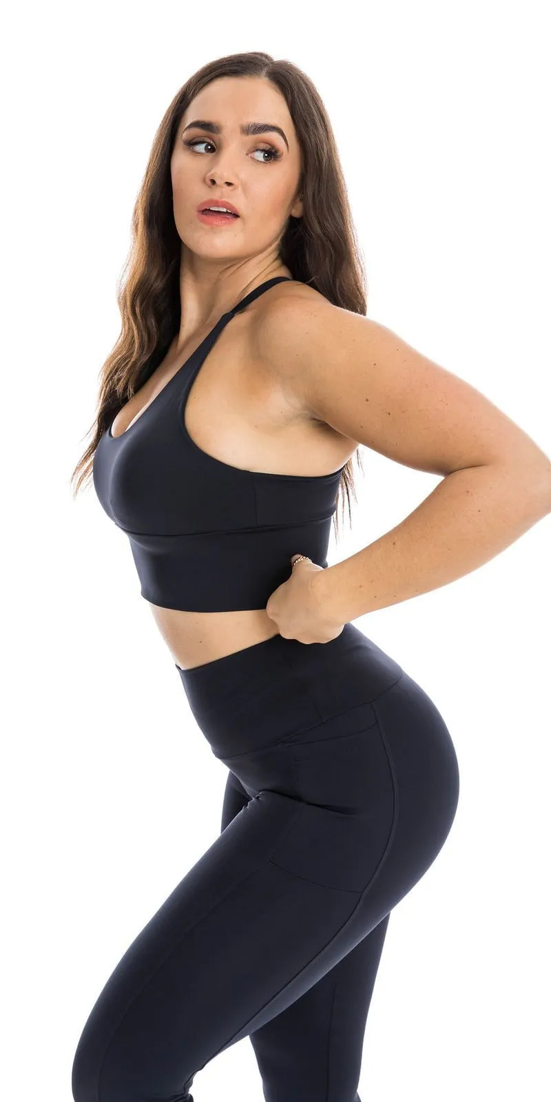 Midnight Body Luxe Motion Racer Back Bra