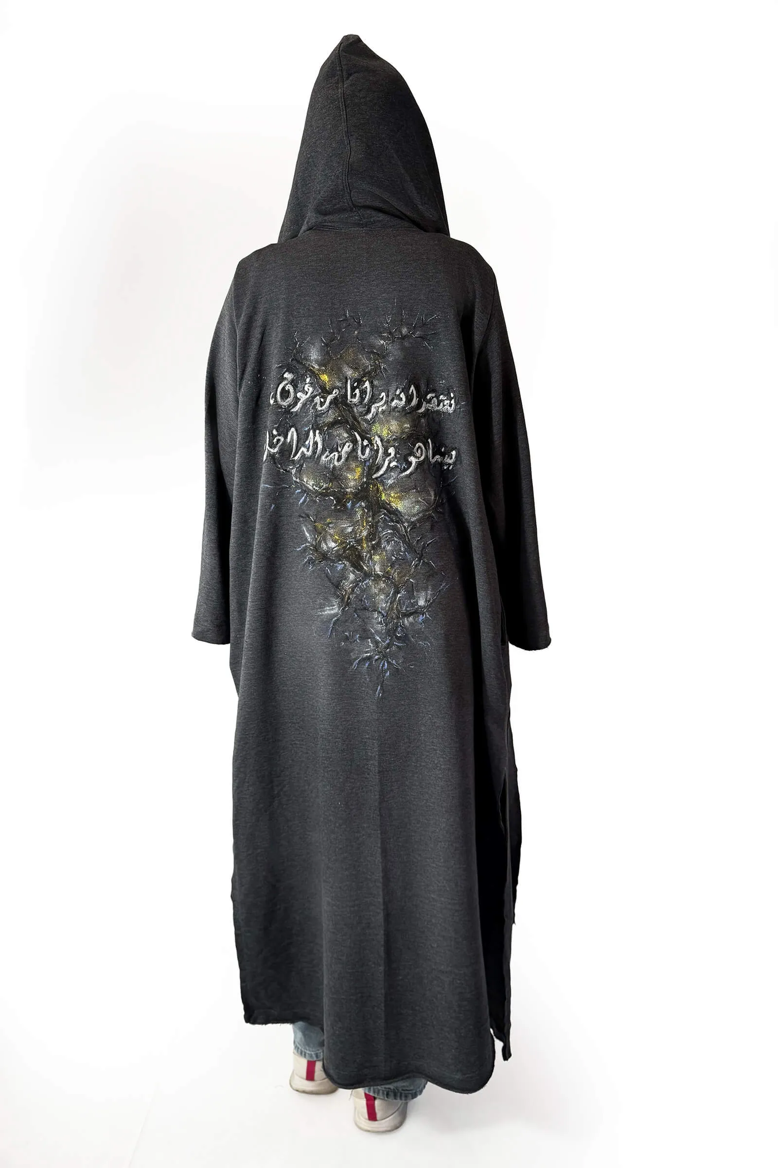 Midnight Mystique Hooded Cardigan