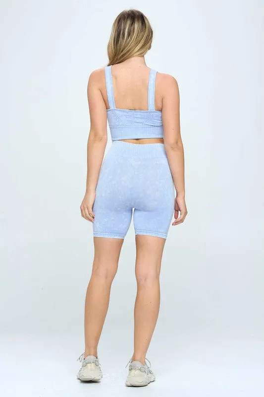 MINERAL seamless shorts set