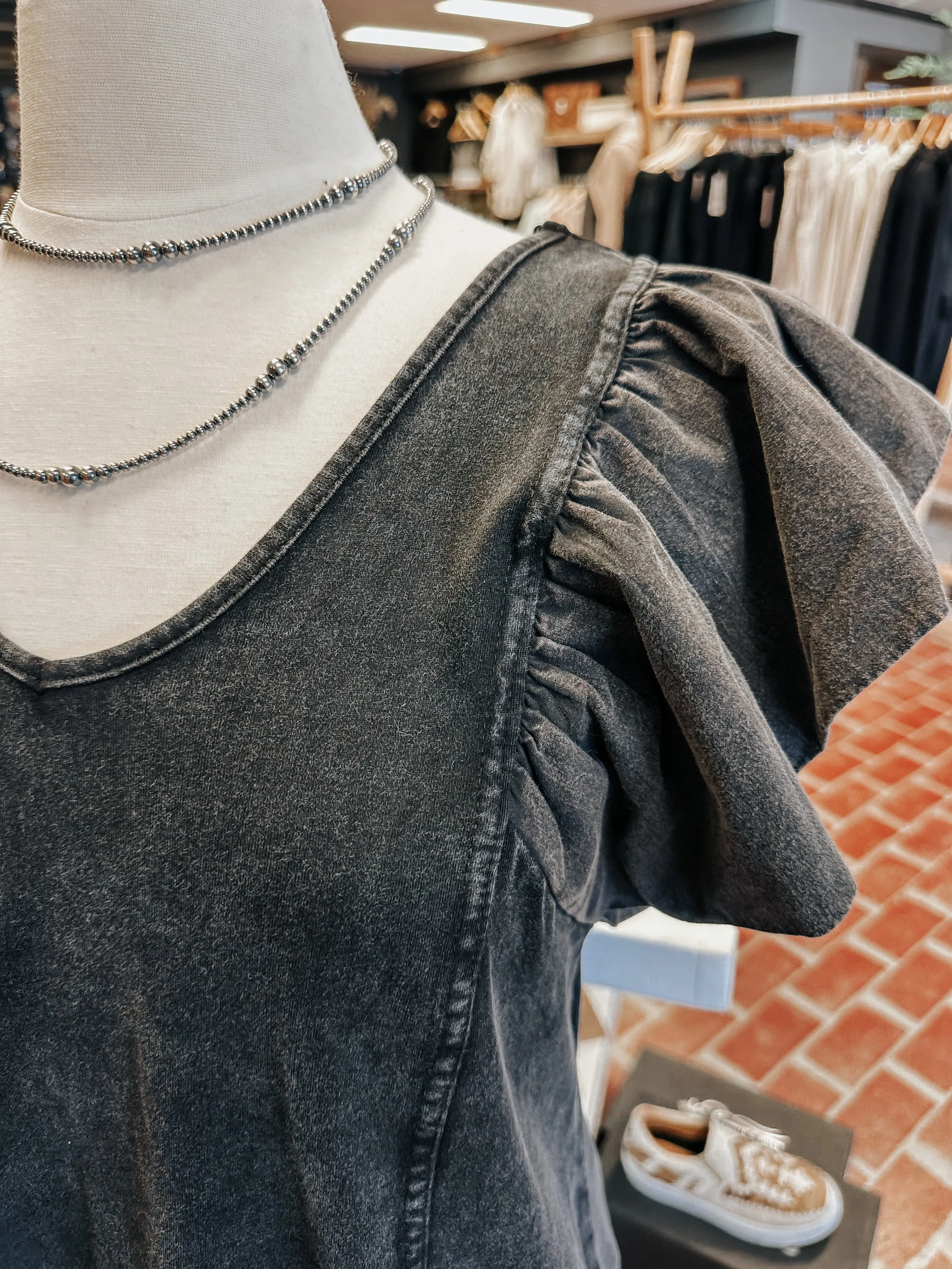 Mineral V-Neck Dress