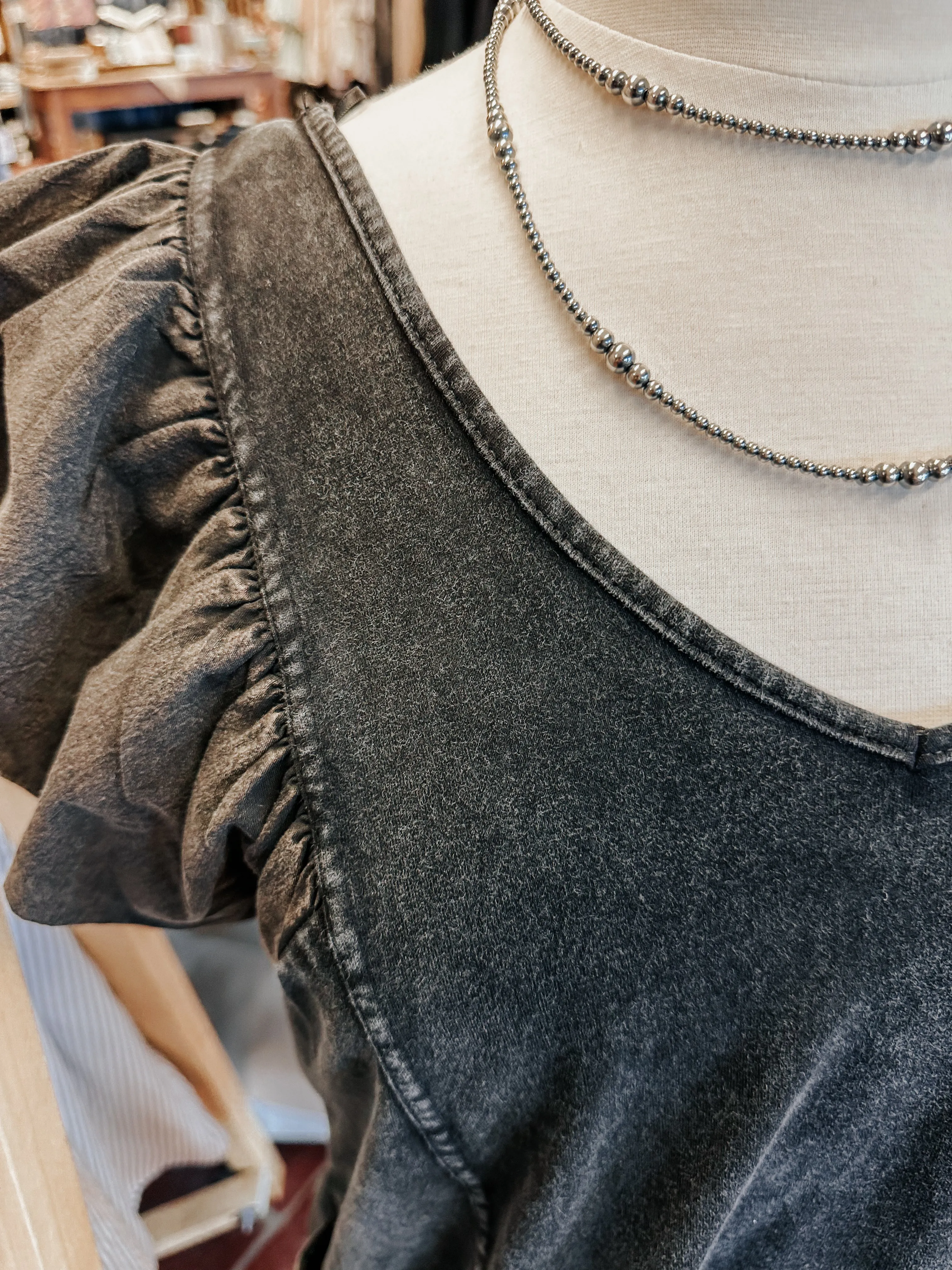 Mineral V-Neck Dress