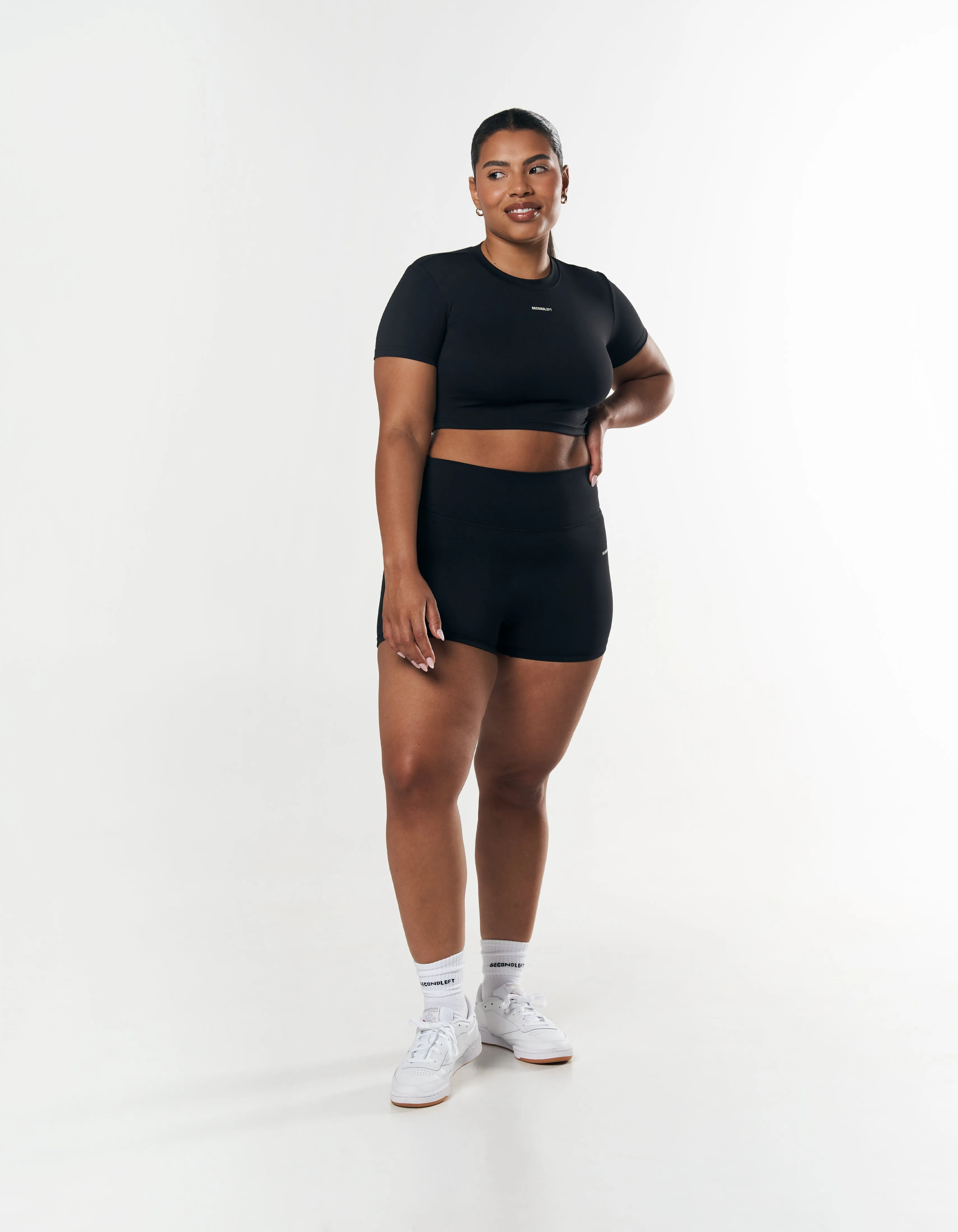 Mini Biker Short NANDEX™ - Black/Cream