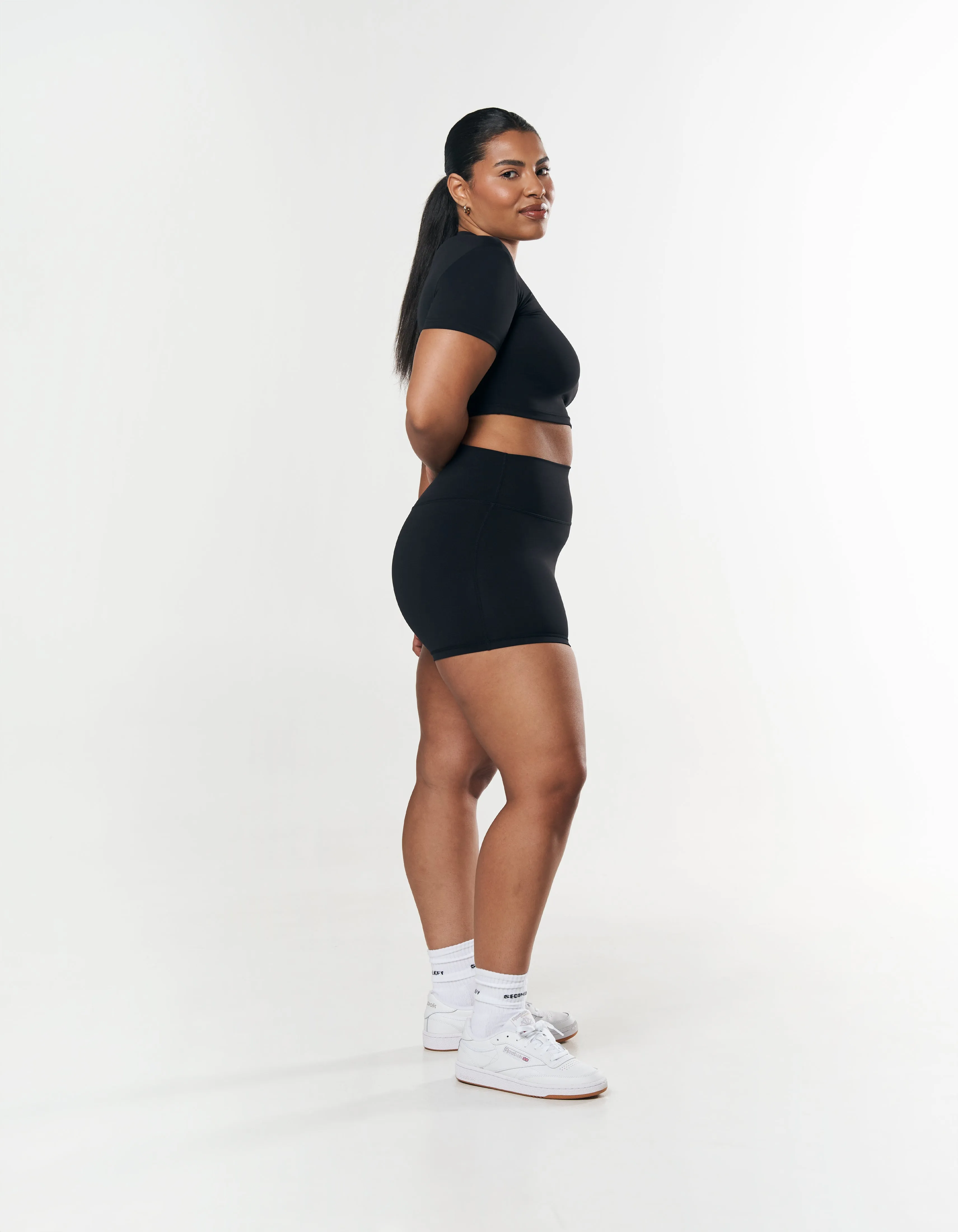 Mini Biker Short NANDEX™ - Black/Cream