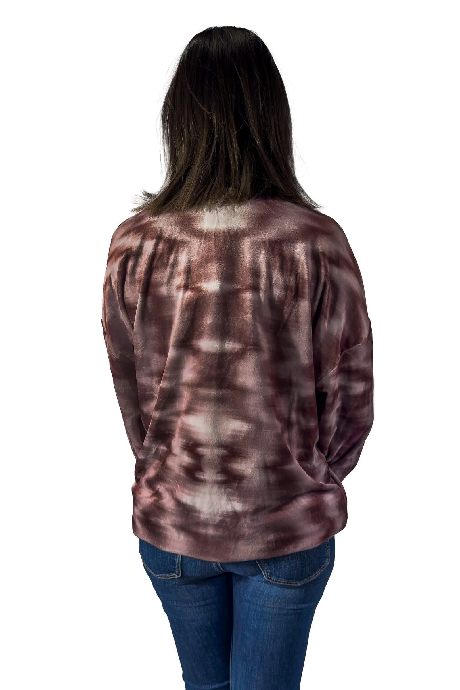 Mocha Glow Tie-Dye Pullover
