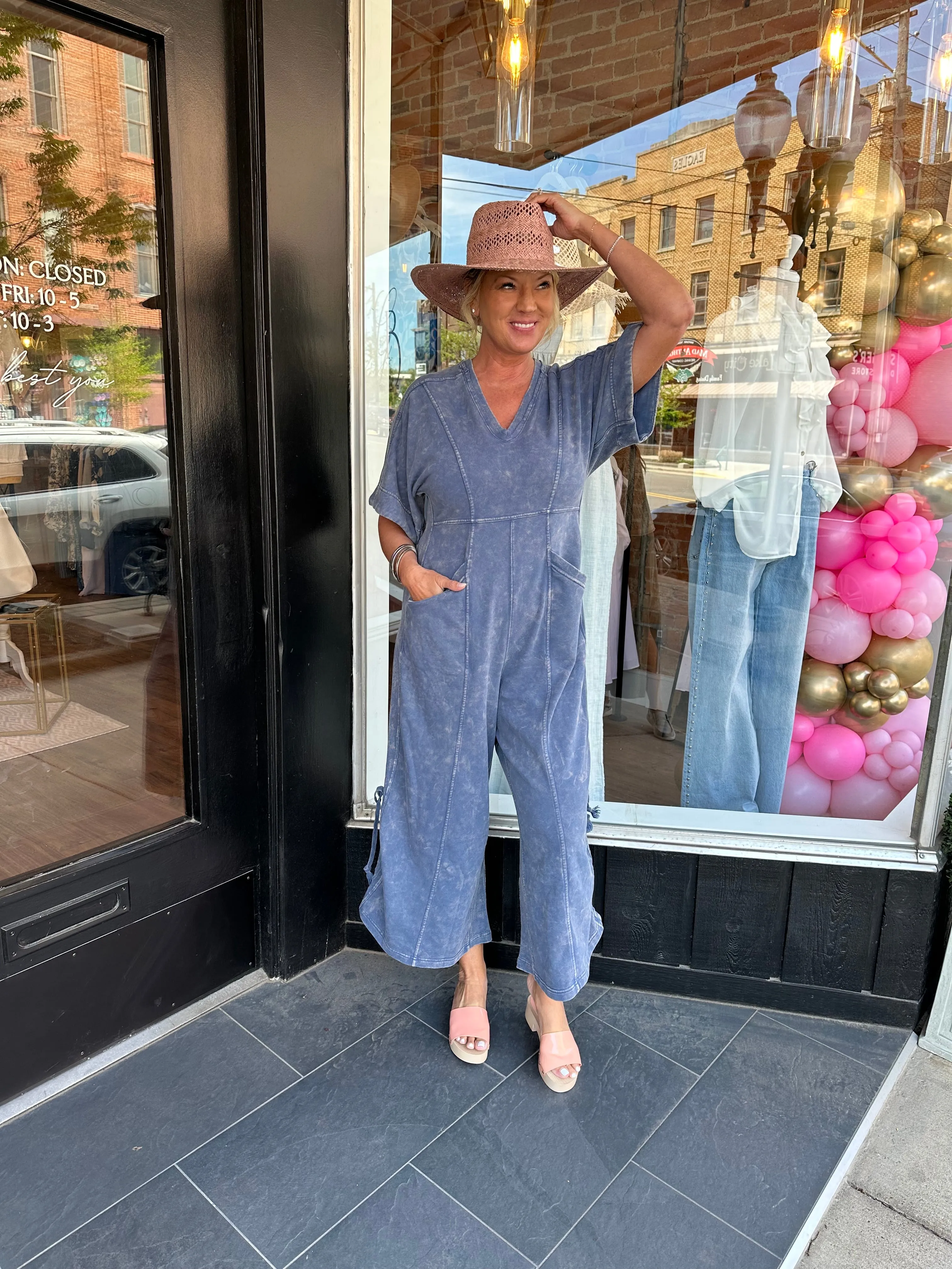 Molly V-Neck Jumpsuit