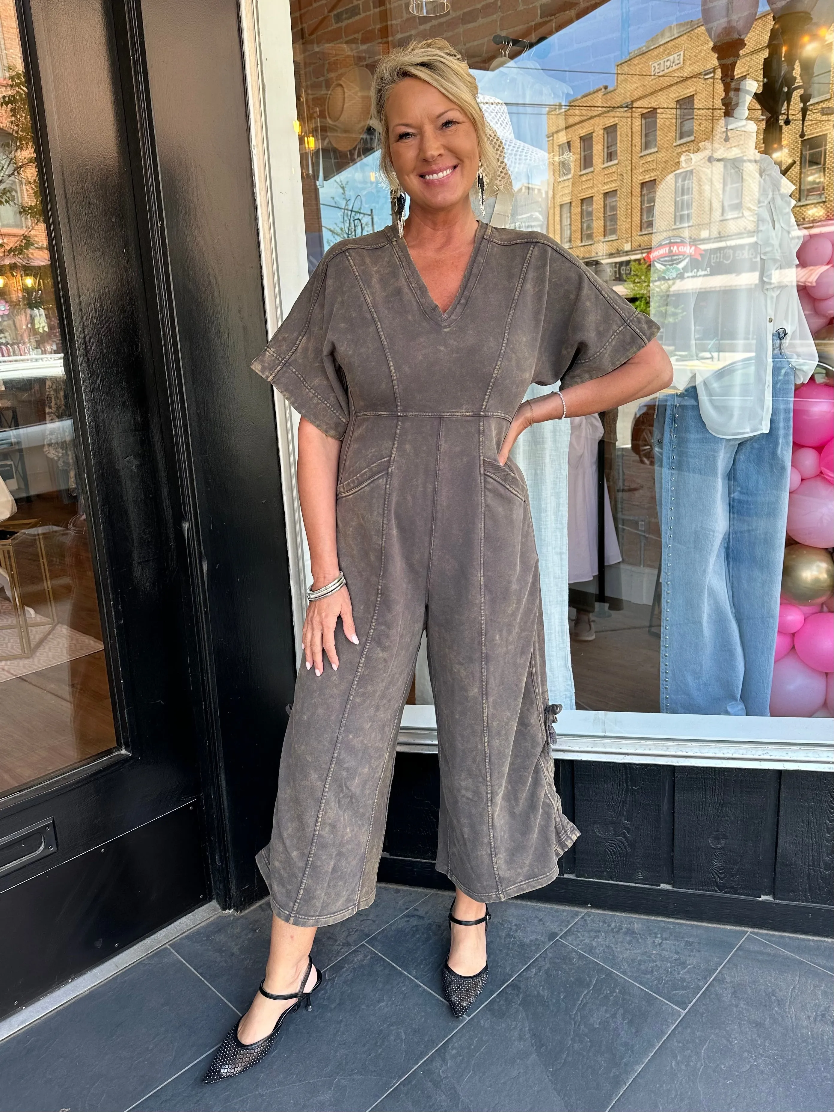 Molly V-Neck Jumpsuit