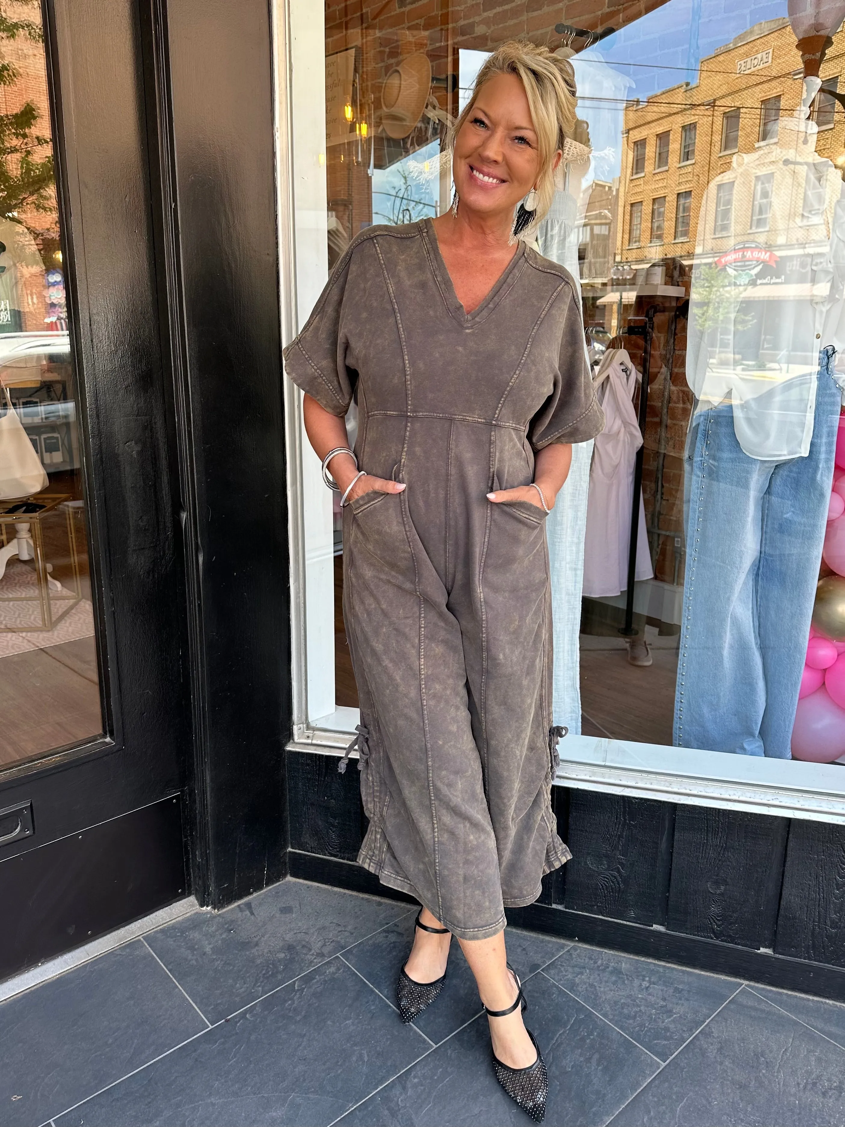 Molly V-Neck Jumpsuit