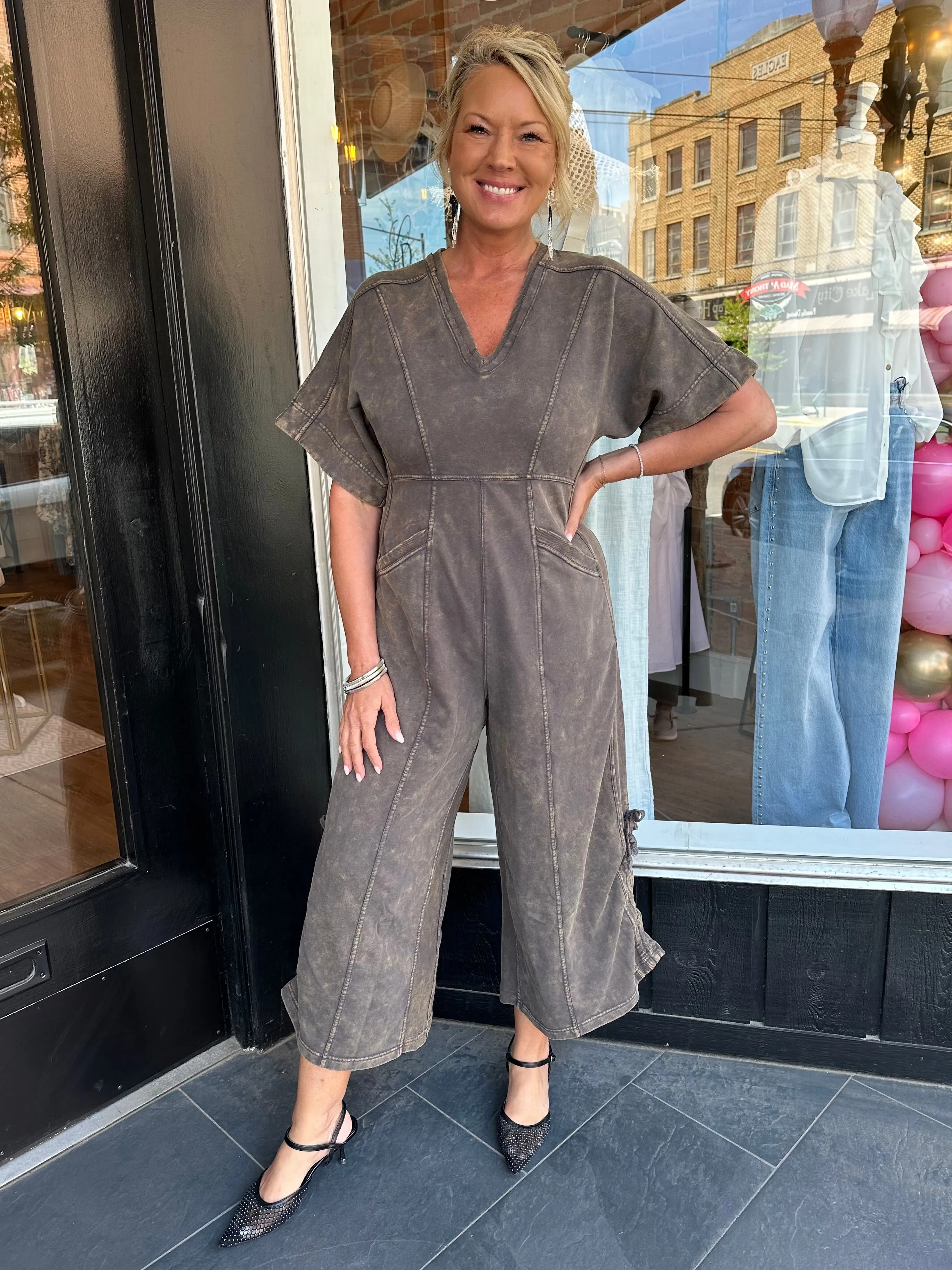Molly V-Neck Jumpsuit