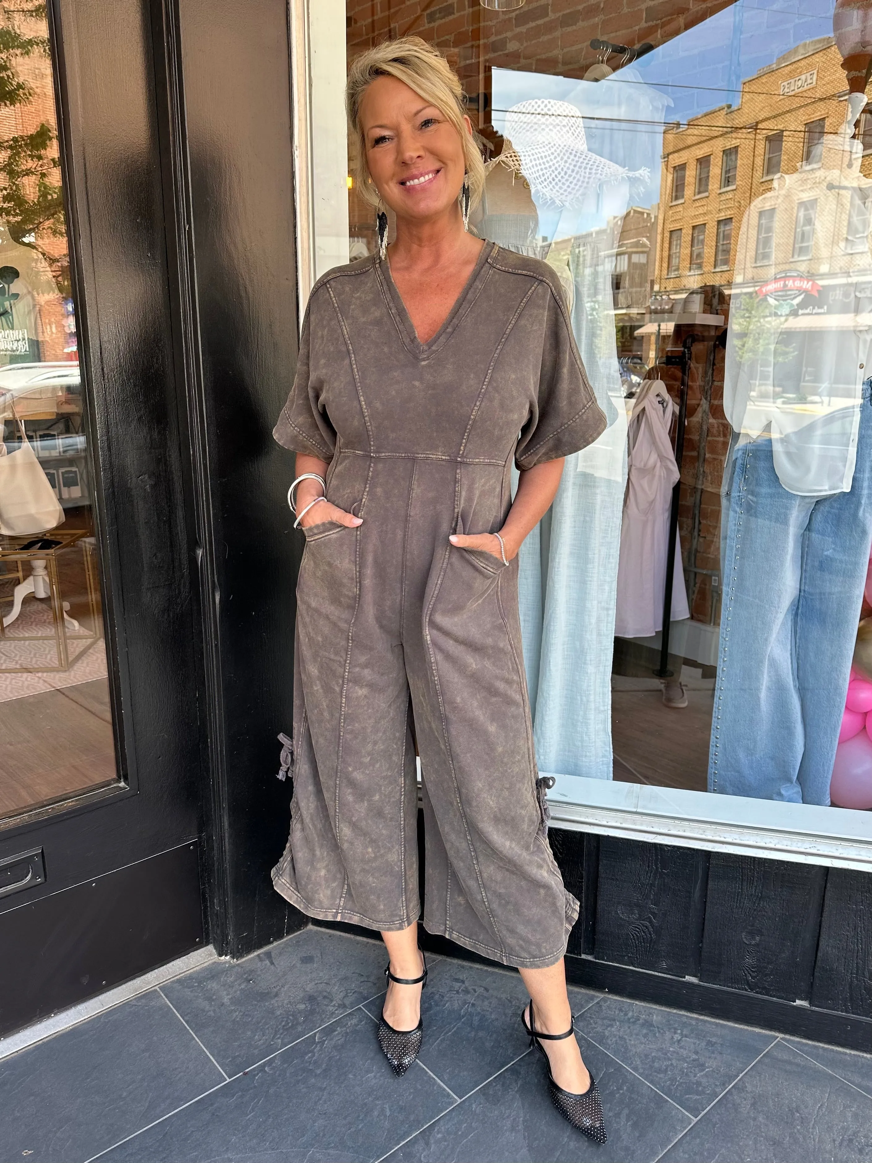 Molly V-Neck Jumpsuit