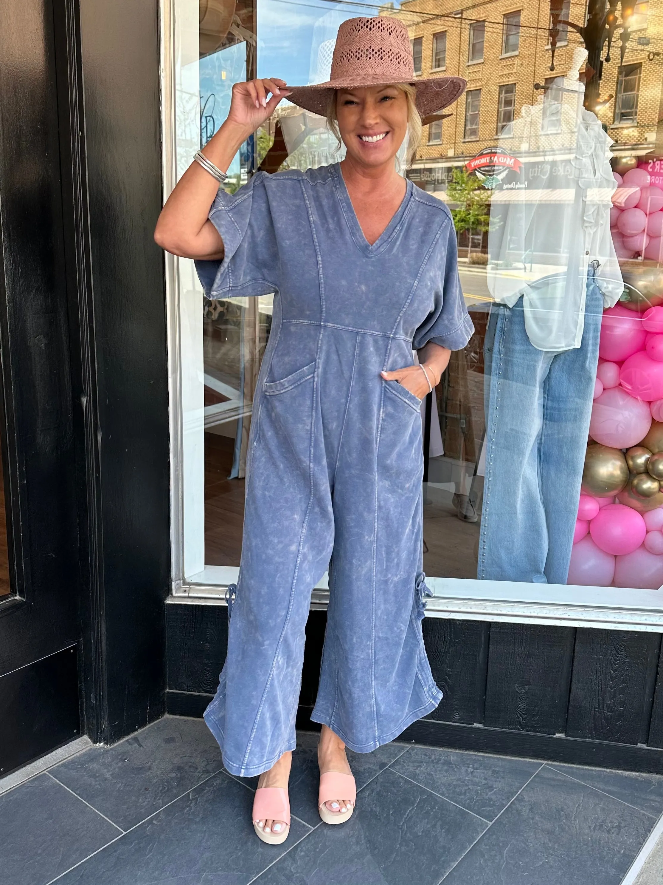 Molly V-Neck Jumpsuit