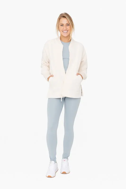 Mono B Microfleece Bomber Jacket