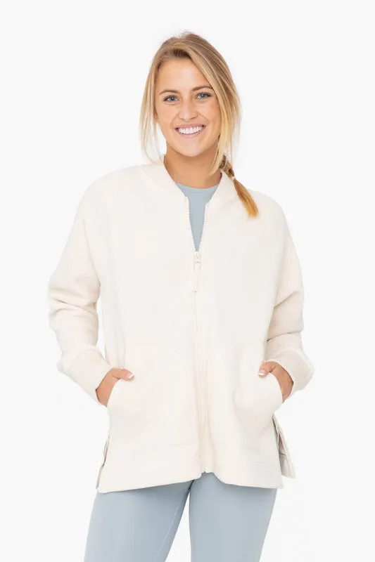 Mono B Microfleece Bomber Jacket