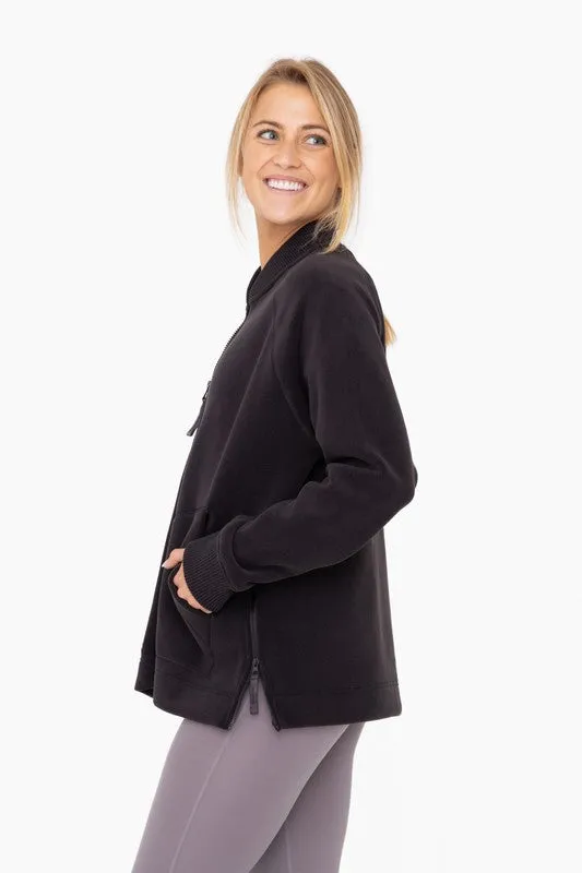 Mono B Microfleece Bomber Jacket