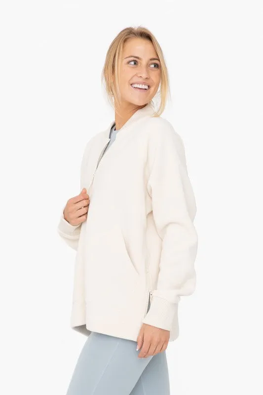 Mono B Microfleece Bomber Jacket