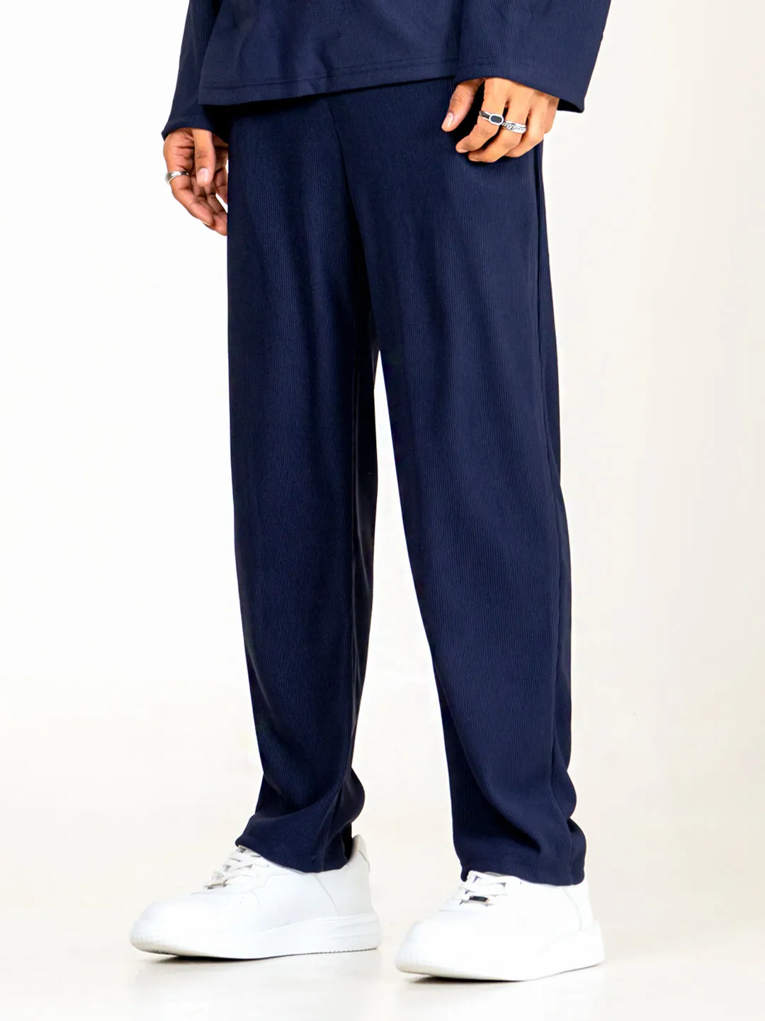 Navy Blue Cord Pant