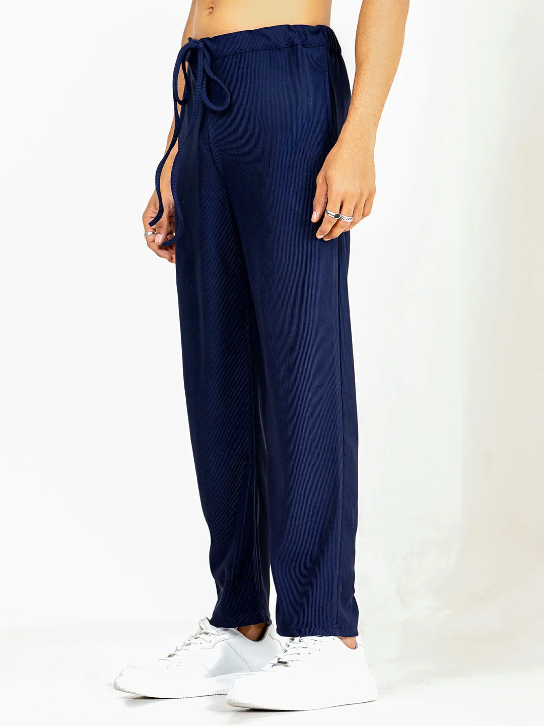 Navy Blue Cord Pant