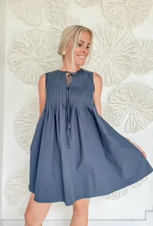 Navy Tie Mini
