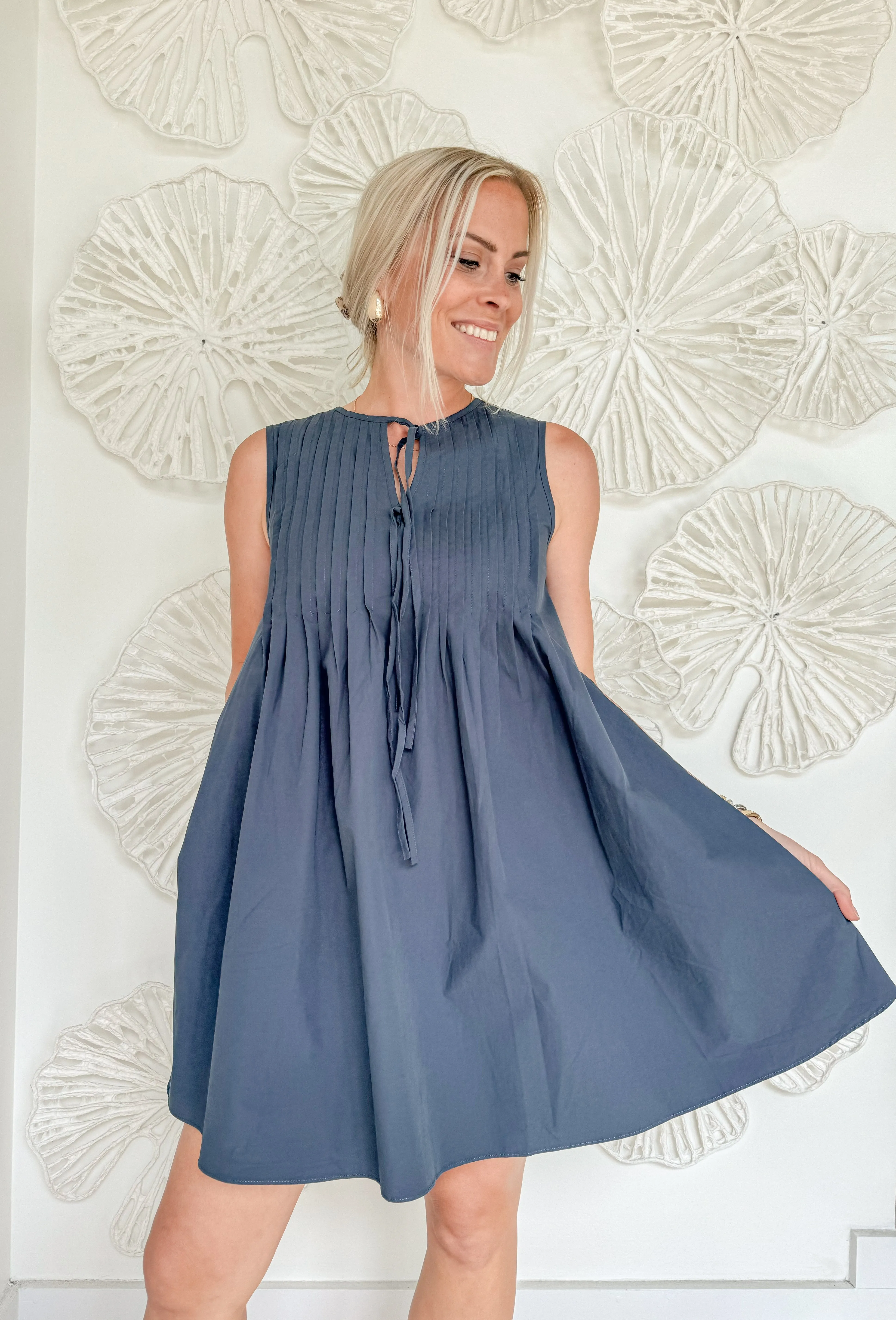 Navy Tie Mini