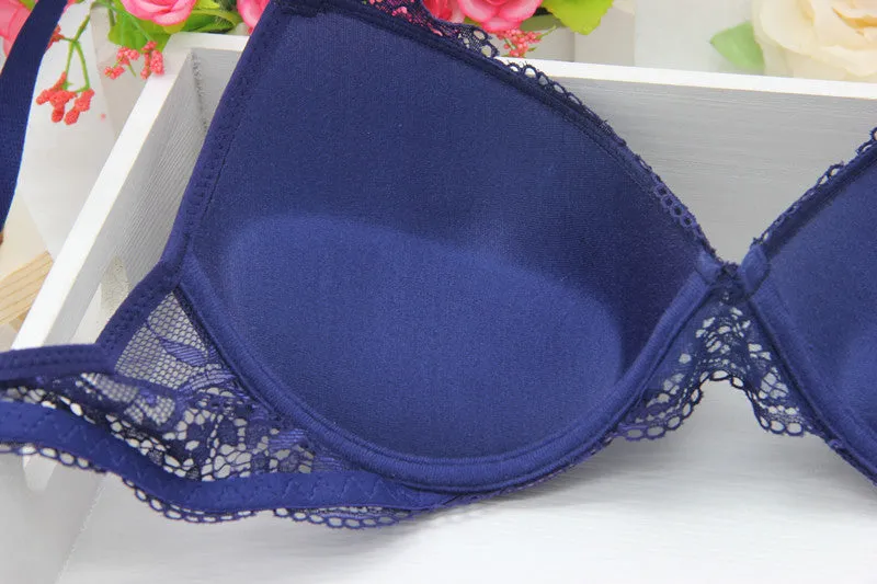 New Brand Women underwear Bra Sets , BRA   Hollow Panties Lace bra Sexy push up bra and briefs sets brassiere lingerie set