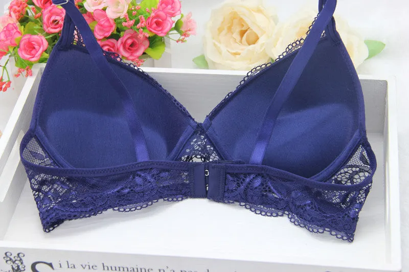 New Brand Women underwear Bra Sets , BRA   Hollow Panties Lace bra Sexy push up bra and briefs sets brassiere lingerie set