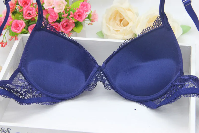 New Brand Women underwear Bra Sets , BRA   Hollow Panties Lace bra Sexy push up bra and briefs sets brassiere lingerie set