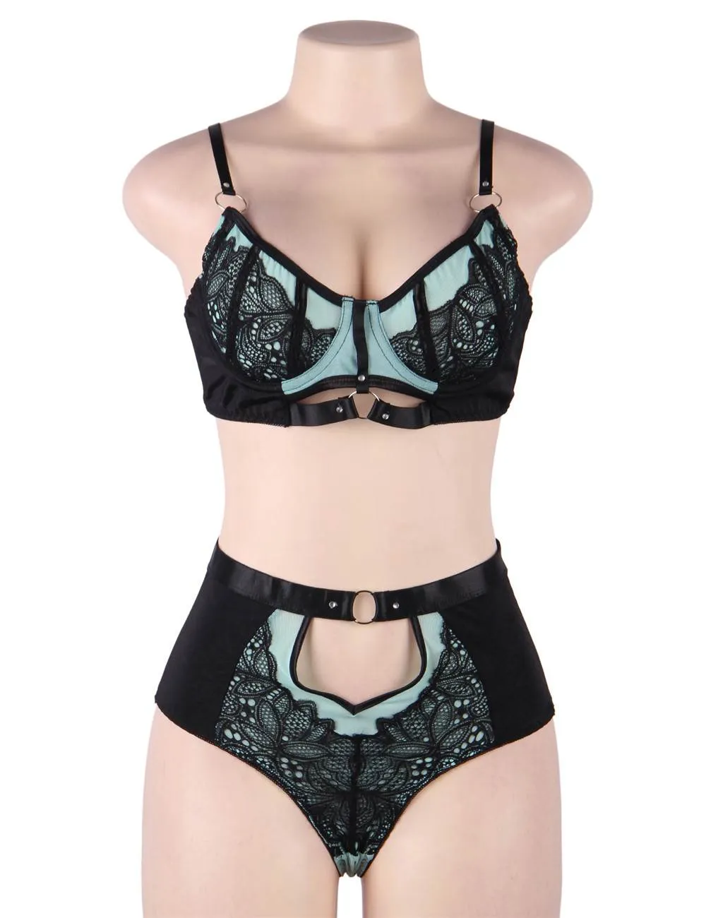 New Exquisite Sexy Lace Splice Bra Set Egypt With Underwire
