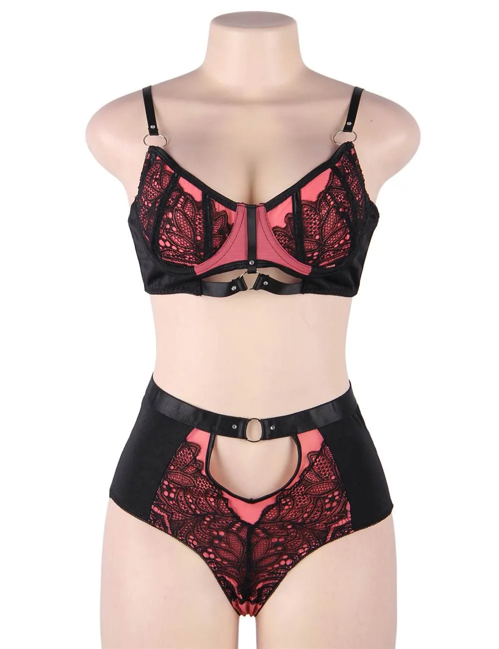 New Exquisite Sexy Lace Splice Bra Set Egypt With Underwire