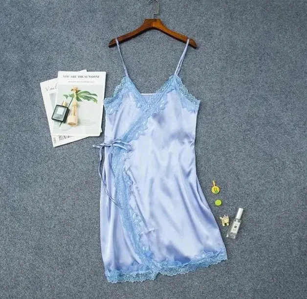 New Ladies Silk Sling Nightdress