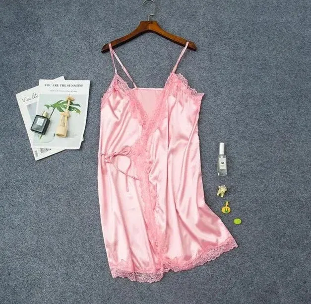 New Ladies Silk Sling Nightdress