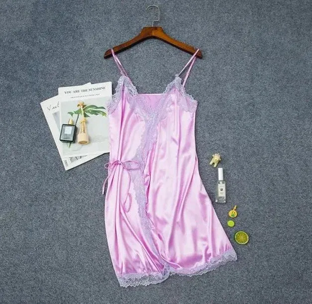 New Ladies Silk Sling Nightdress