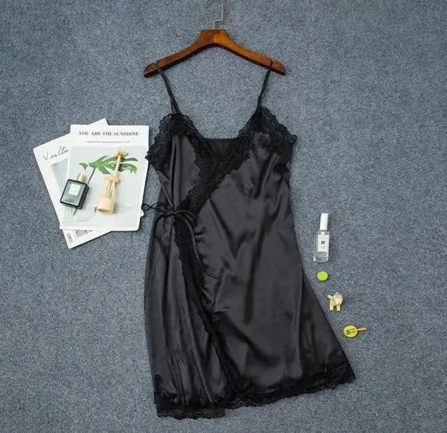 New Ladies Silk Sling Nightdress