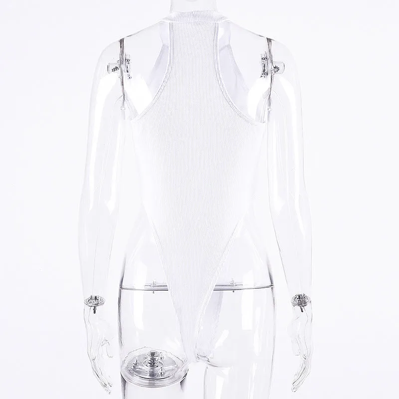 new ribbed knit  bodysuit