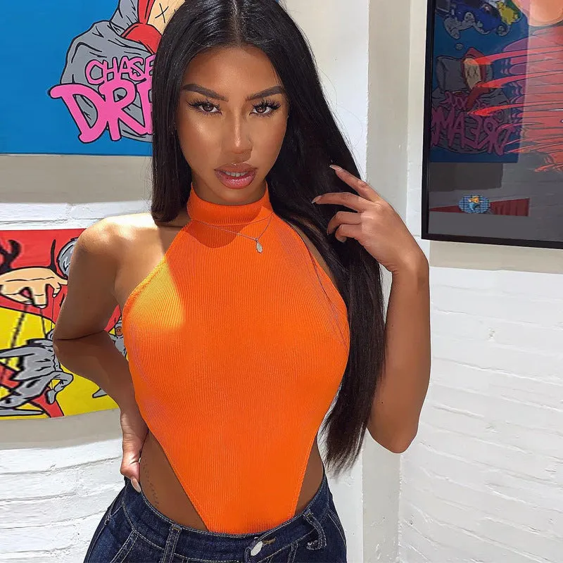 new ribbed knit  bodysuit