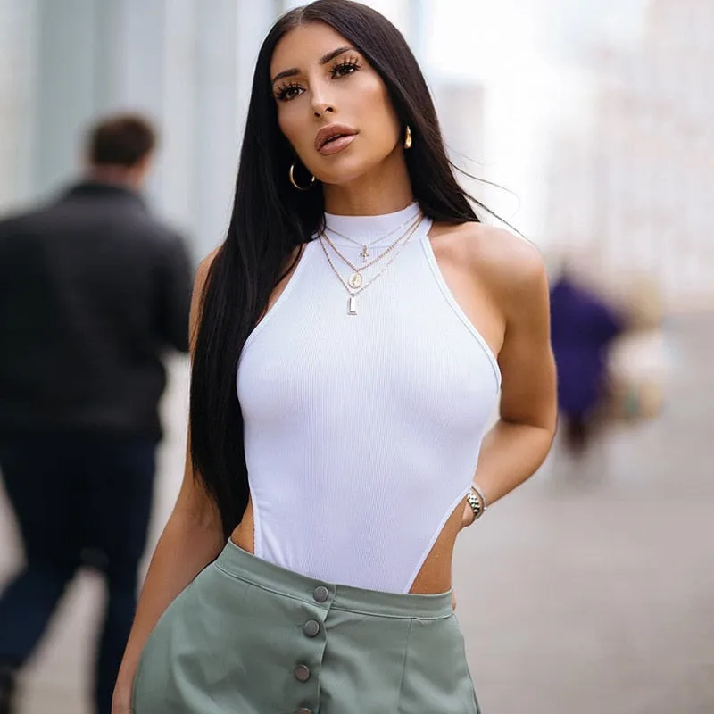 new ribbed knit  bodysuit