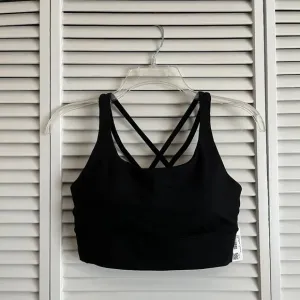 NEW with tags Lululemon Energy Longline Bra Black size 8
