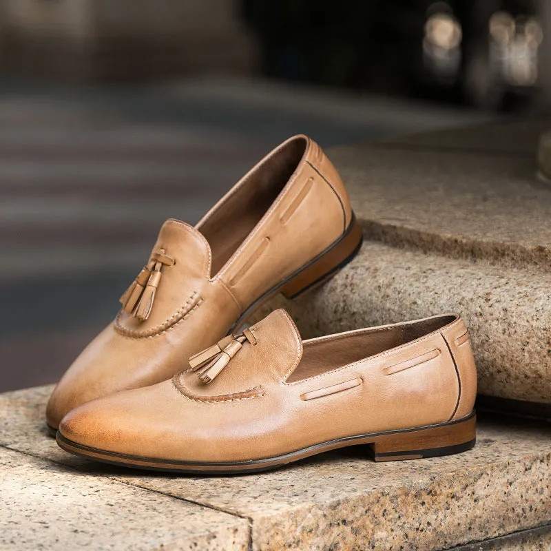 New York City Handmade Tassel Loafers