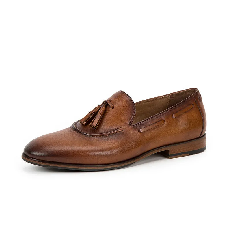 New York City Handmade Tassel Loafers