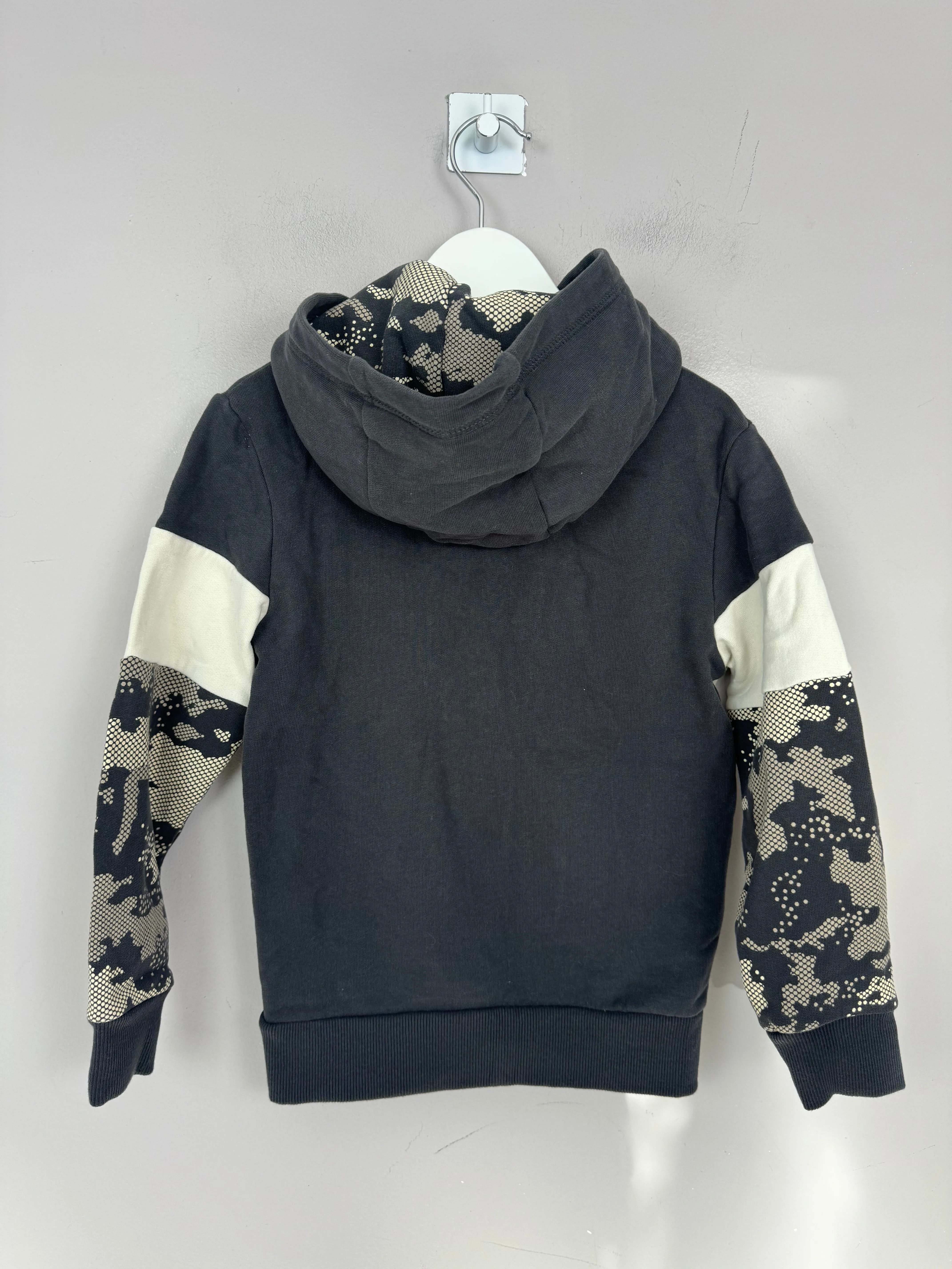 Next Grey Tech Hoodie 4-5y