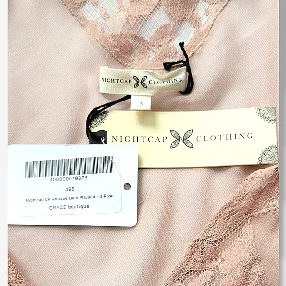 Nightcap Clothing Antique Rose Playsuit